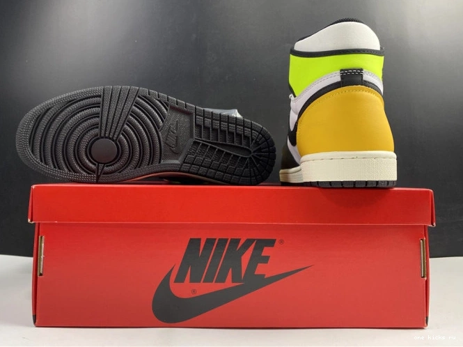 Cheap GOLD' JORDAN HIGH AIR OG 1 RETRO 'VOLT 555088-118 0719